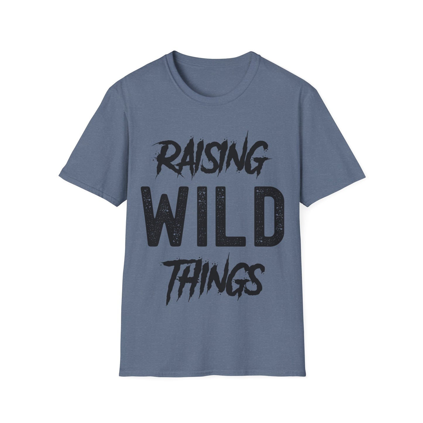 Womens Raising Wild Things Mom Cute Mothers Day Birthday T-Shirt