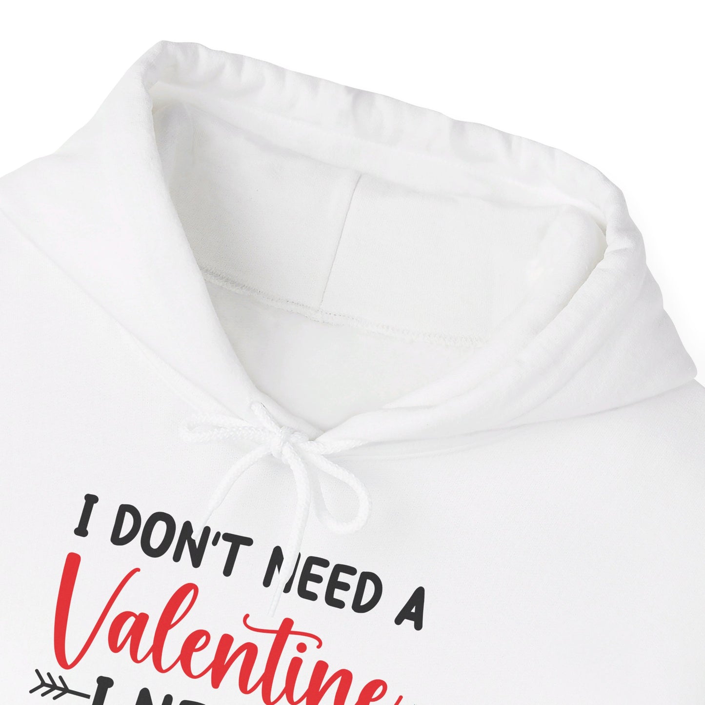 Funny I Don't Need A Valentine I Need A Nap Anti Valentines Day Hoodie For Men Women Hoodie