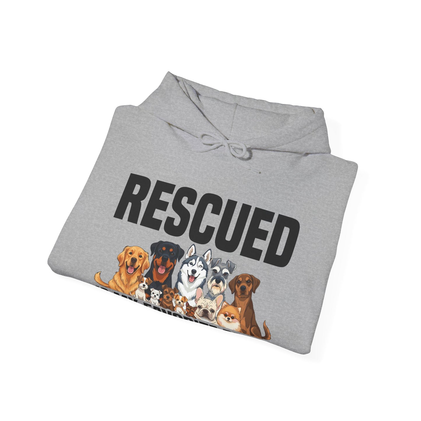 Rescued is My Favorite Breed Animal Rescue Hoodie