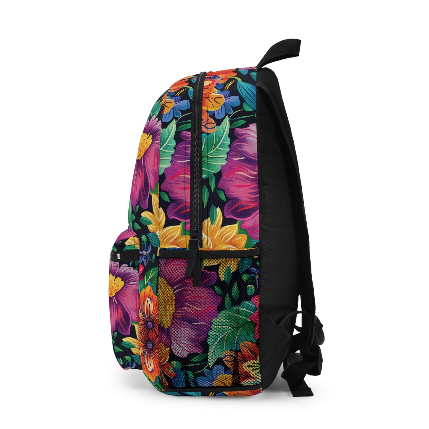 Floral Fiesta Pattern Backpacks For Men Women Kids School Travel, Capacity School Backpacks