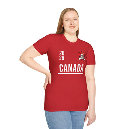 Canada Soccer Tee Flag Football Shirt Gift 2026 T-Shirt