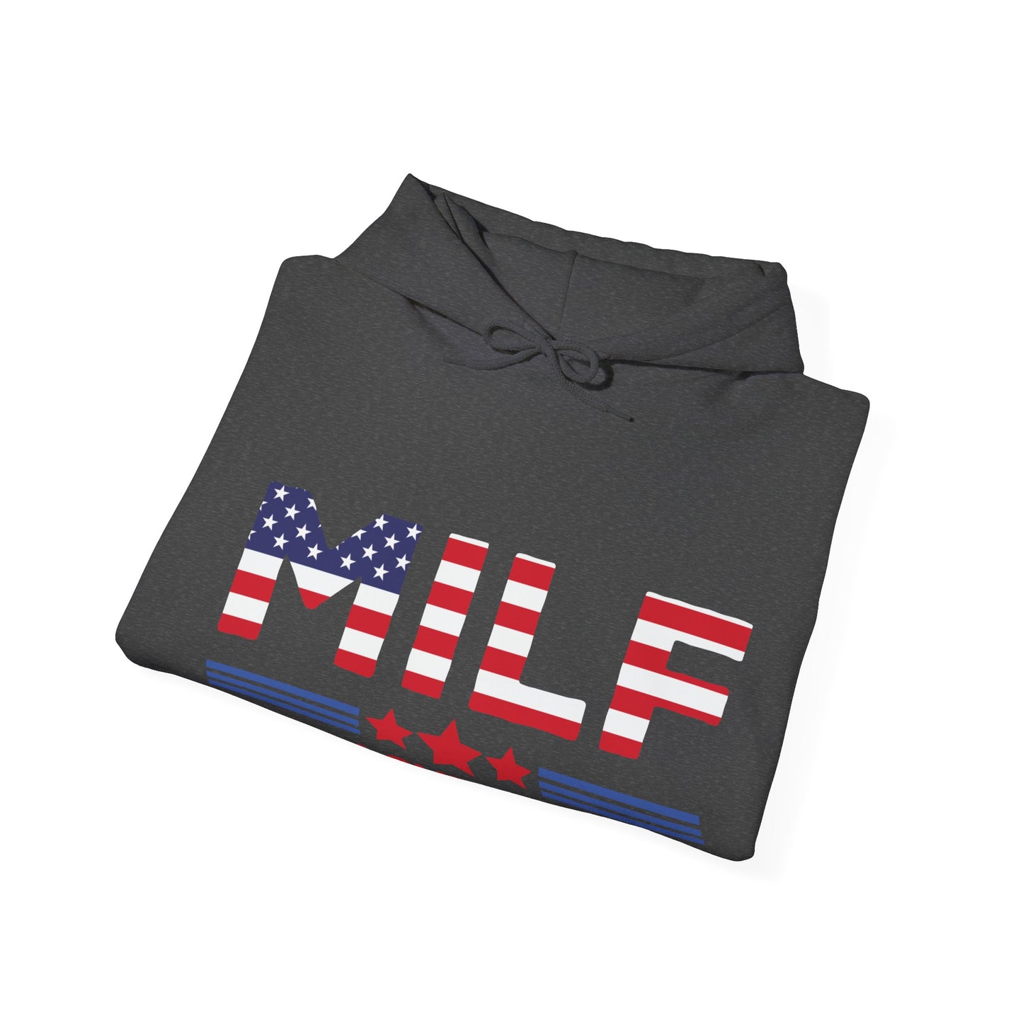 Funny MILF Man I Love Freedom Patriotic 4th Of July Funny Hoodie