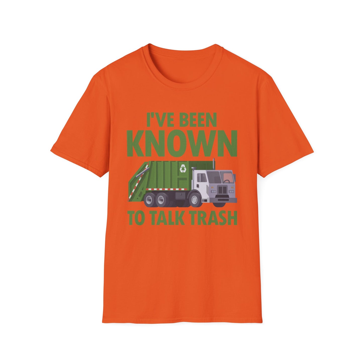Funny Talk Trash Garbage Truck for Sanitation Worker  T. shirt