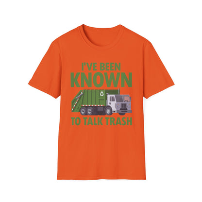 Funny Talk Trash Garbage Truck for Sanitation Worker  T. shirt
