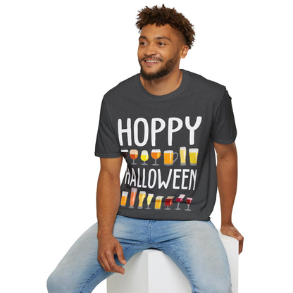 Funny Hoppy Halloween Halloween Beer Drinking Party T-Shirt Men Women