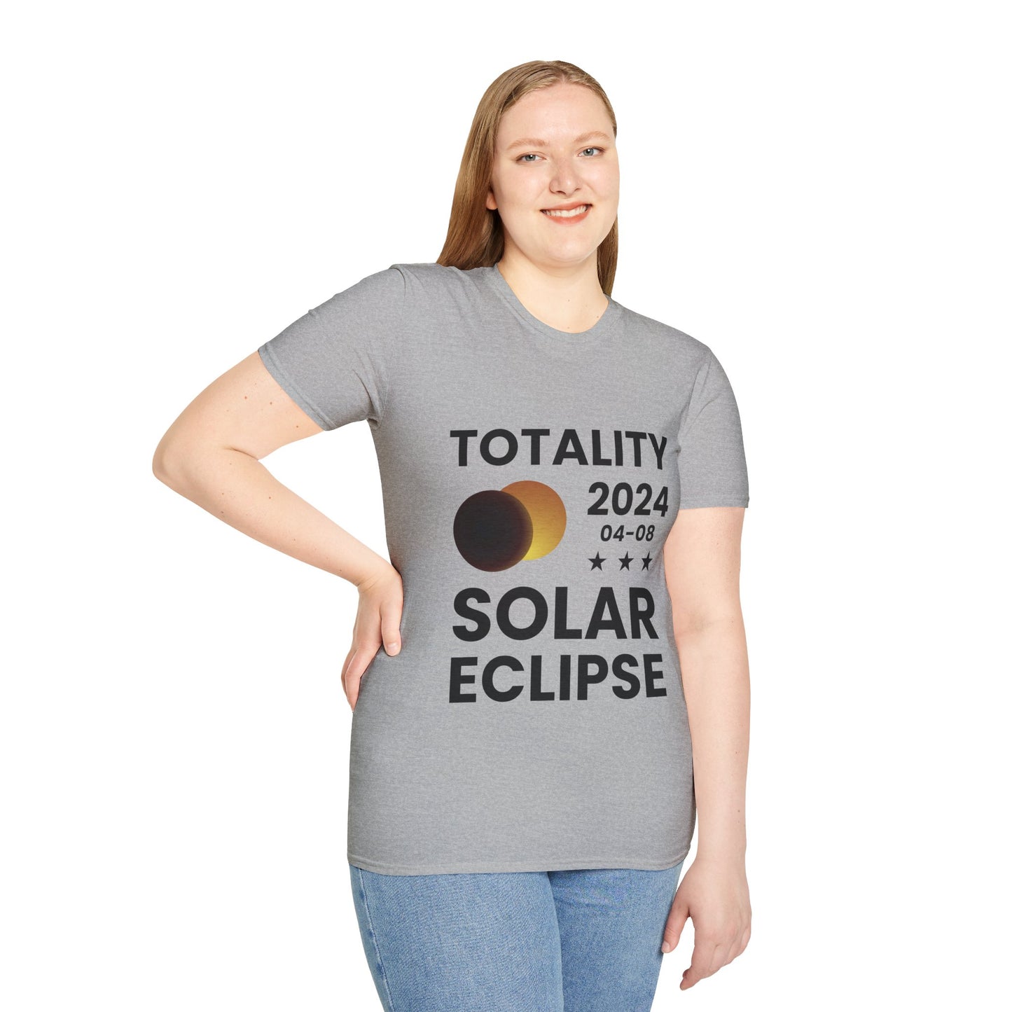 Totality Solar Eclipse 2024 America Retro Total Eclipse T-Shirt For Men Women T-Shirt