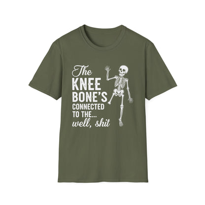 The Knee Bone's Connected to The Well, Shit Amputee Gifts T-Shirt
