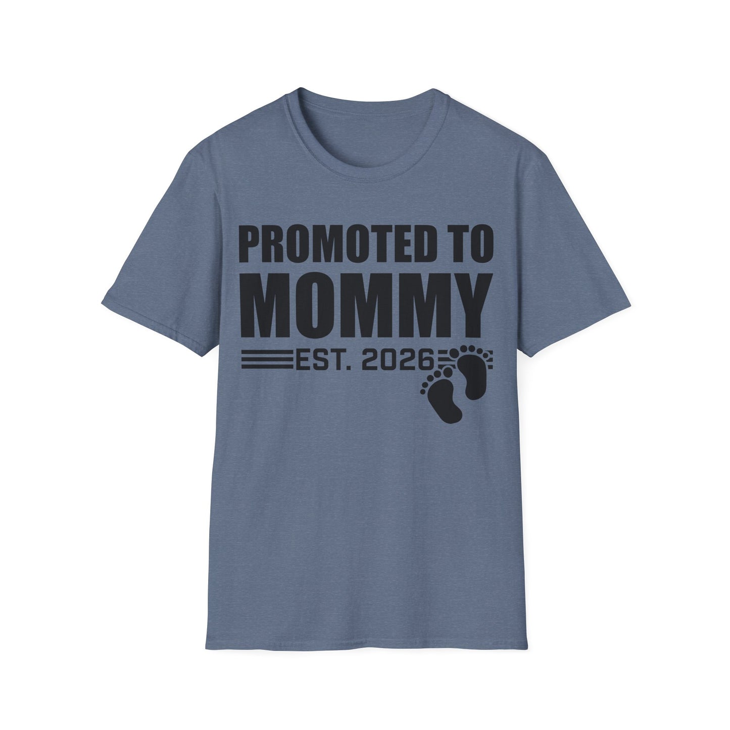 Promoted To Mommy 2026 Pregnancy Announcement Mothers Day Mom To Be T-shirt