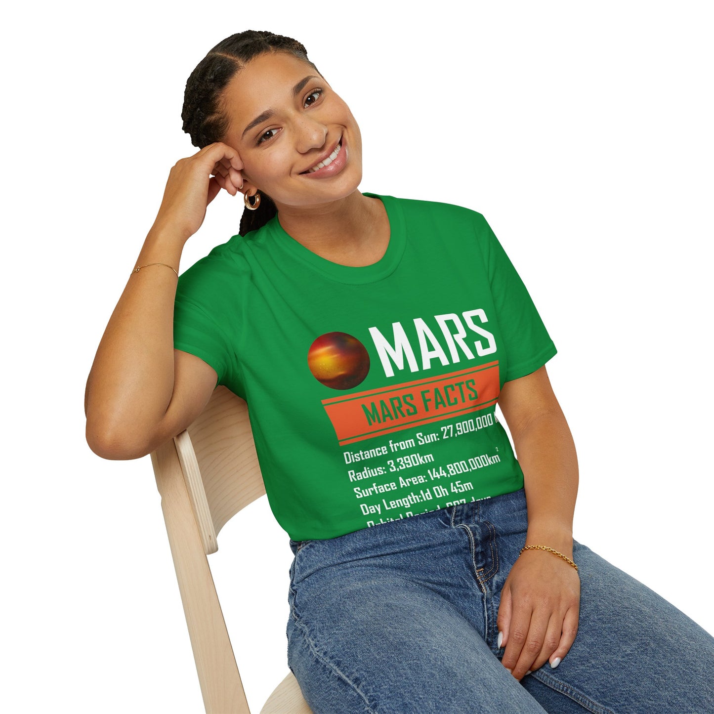 Mars Facts About Mars Planet Space Lover T-Shirt Men Women