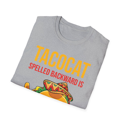 Funny Tacocat Spelled Backwards is Tacocat Cat Food Foodie T-Shirt