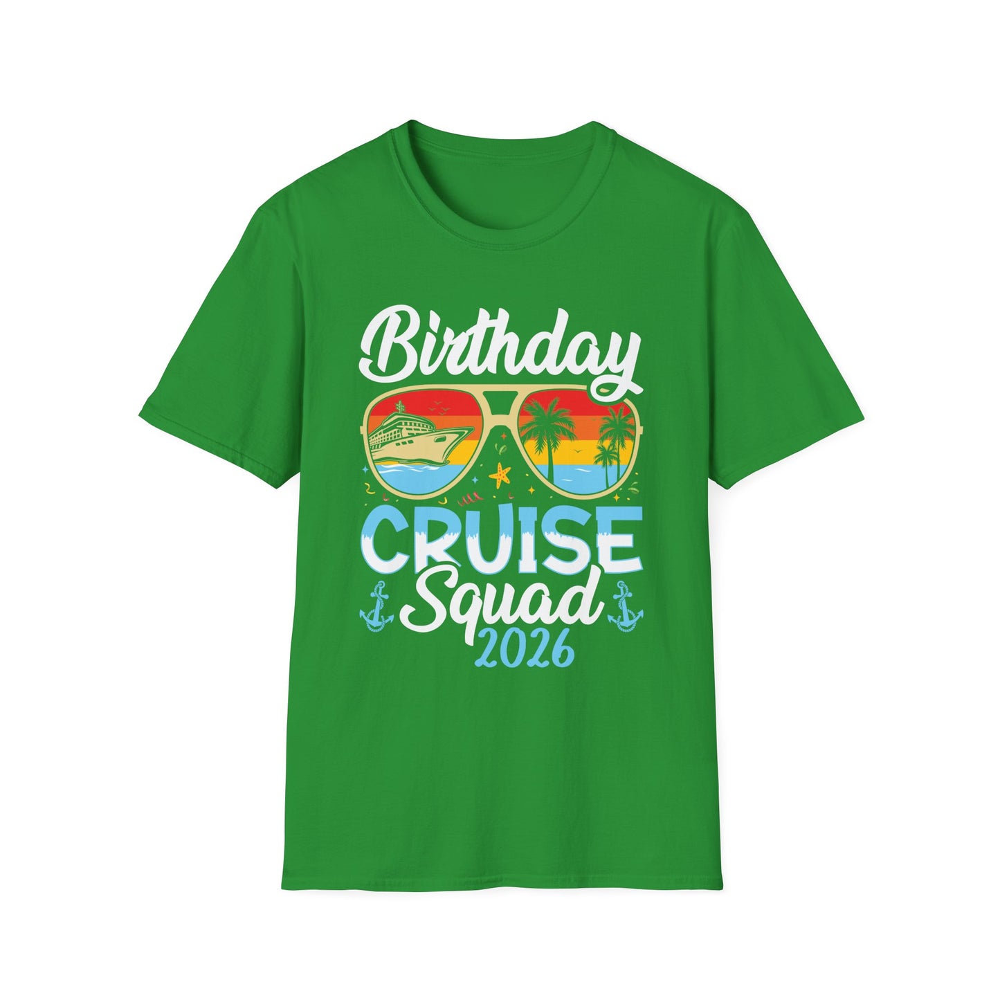 Birthday Cruise Squad 2026 Cruising Bday Vacation Party Crew T-Shirt For Men Women