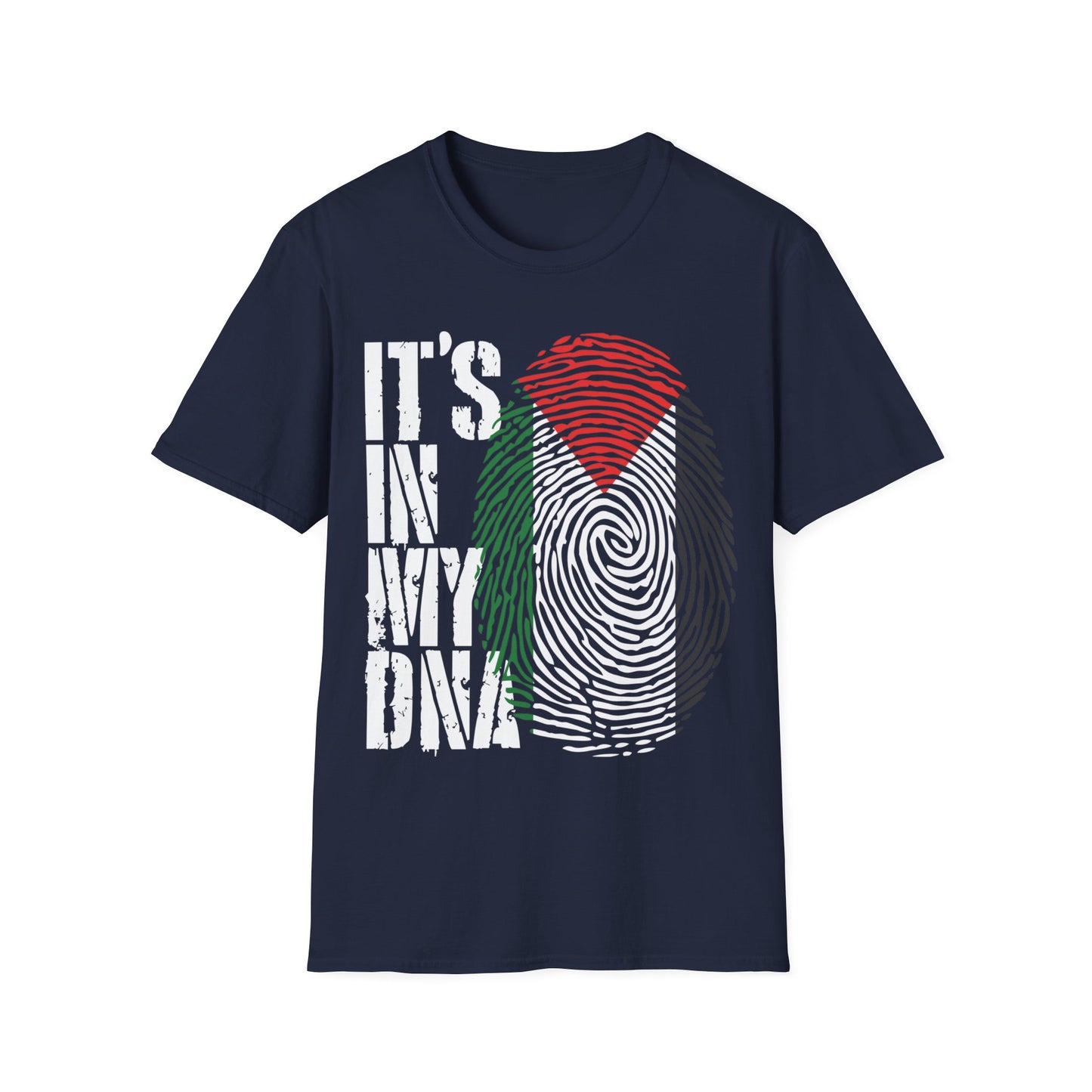 It's In My DNA Palestinian Shirt Arabic Gifts Palestine Flag T-Shirt For Men Women T-Shirt