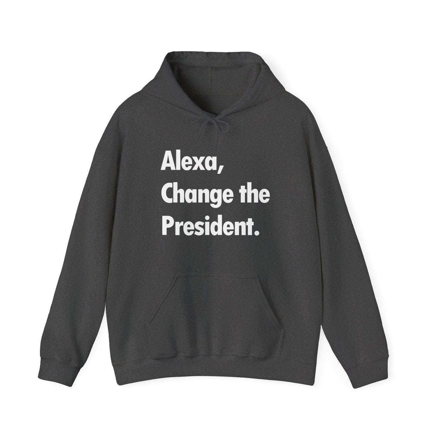 Funny Alexa Change The President Political Saying Hoodie Men Women