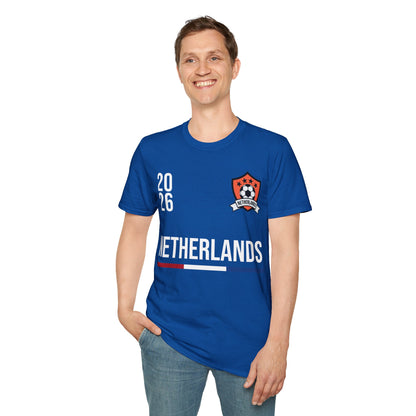 Netherlands Soccer Tee Flag Football Shirt Gift USA 2026 T-Shirt