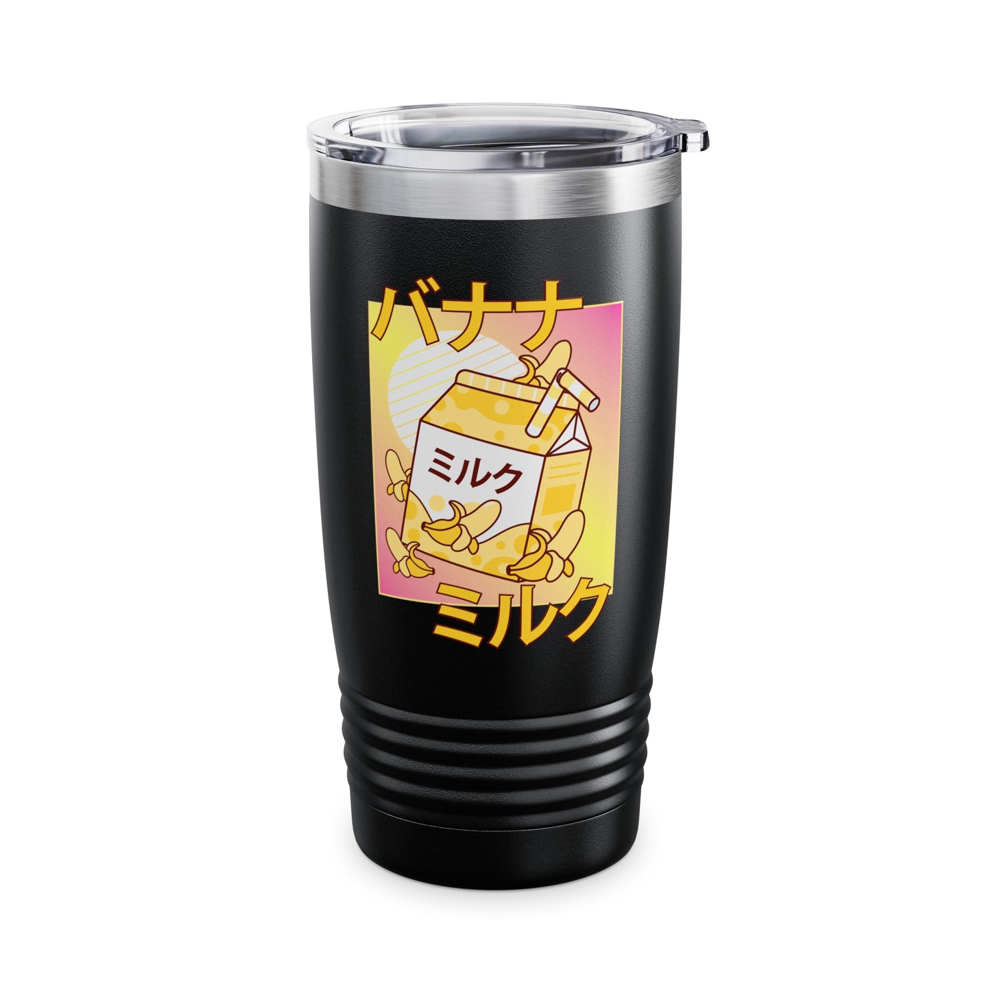 Funny Cute Japanese Kawaii Banana Milk Shake Retro 90s Tumbler