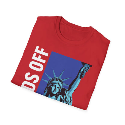 Resist Statue of Liberty Hands Off Resistance Protest T-Shirt For Men Women