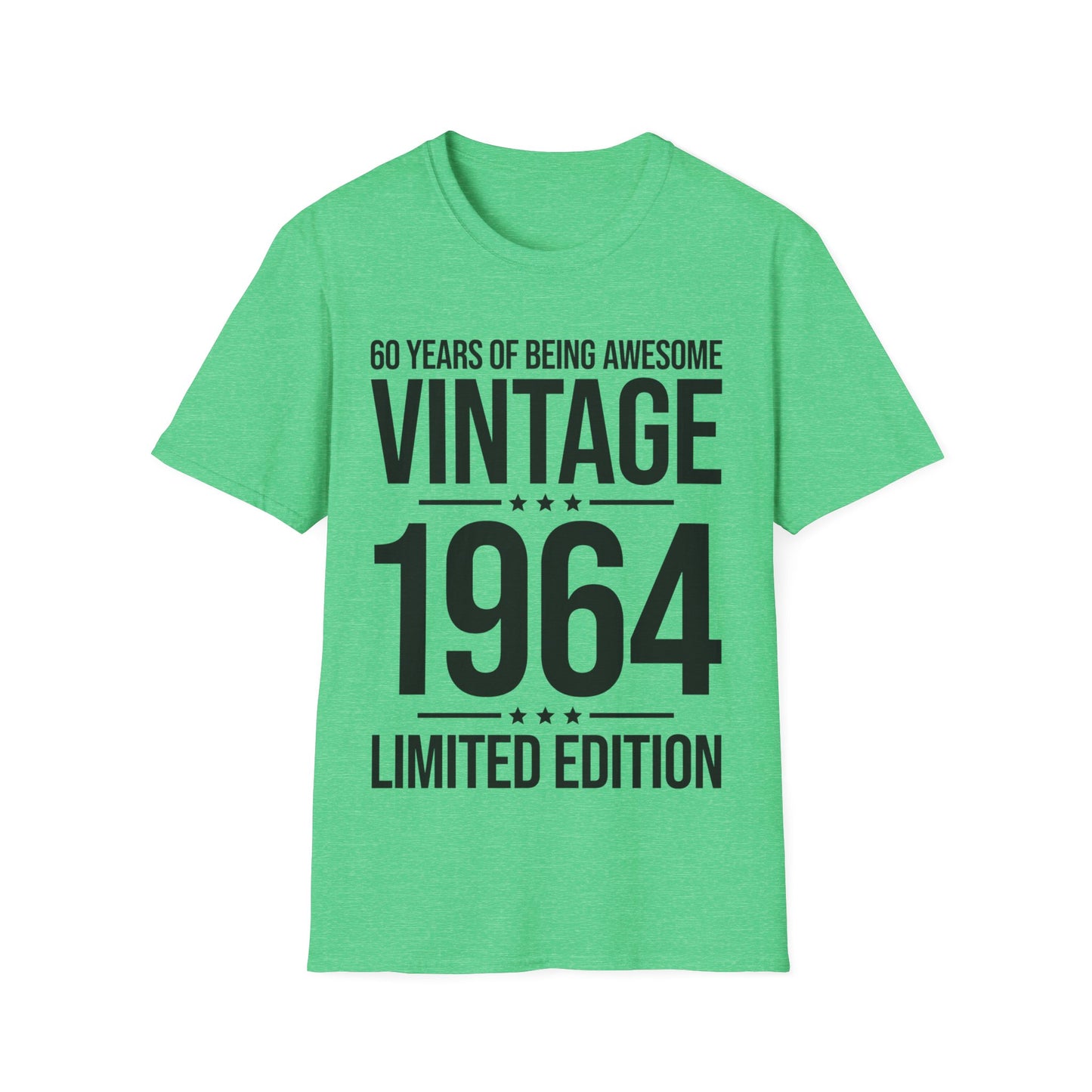 60 Year Old Gifts Vintage 1964 60 Years Awesome 60th Birthday T-Shirt