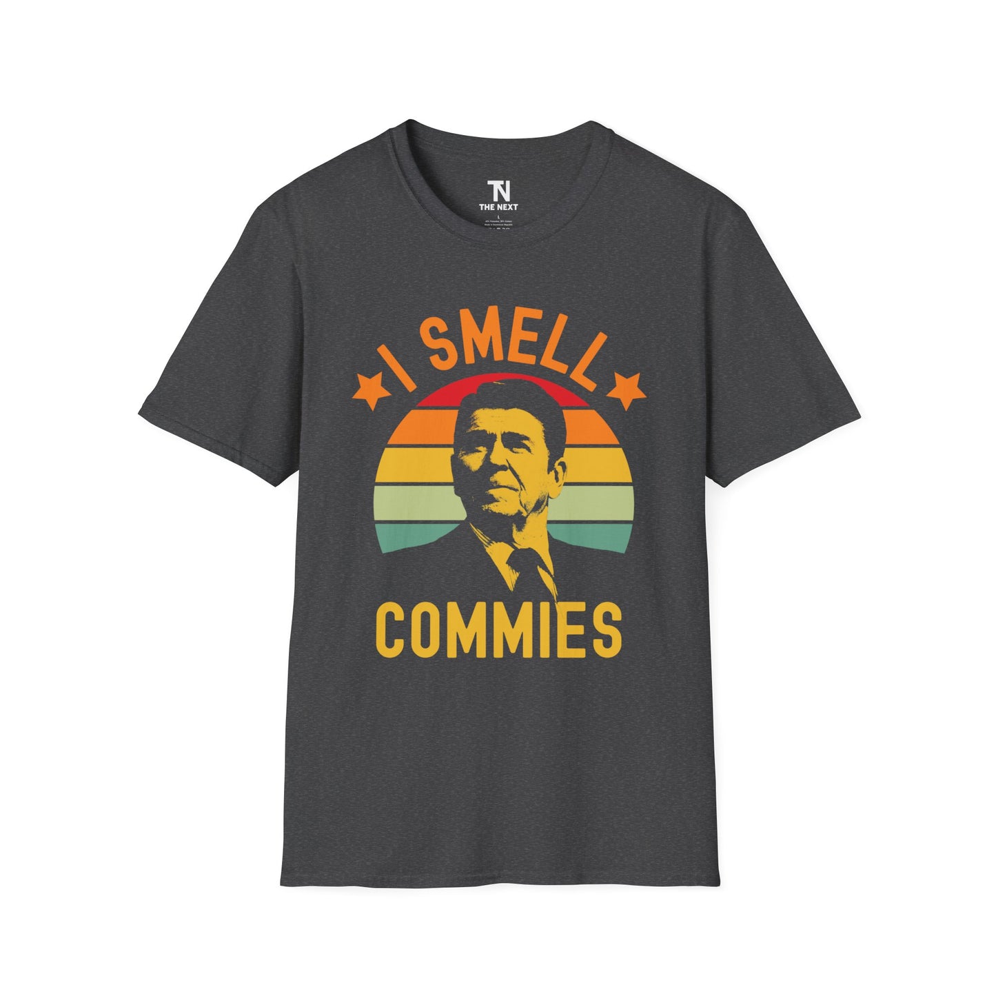 Funny Ronald Reagan I Smell Commies Political Humor Reagan President T-Shirt