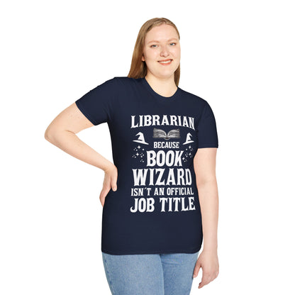 Cool Librarian Book Wizard Art For Men Women Read Library Book Lovers T-Shirt