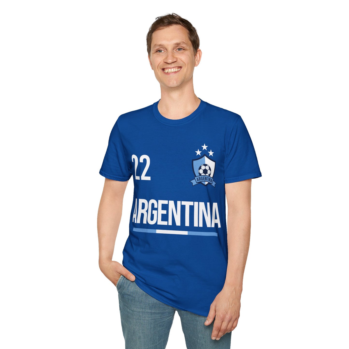 Argentina Soccer Tee Flag Football Champ 2022 Gift 2026 T-Shirt