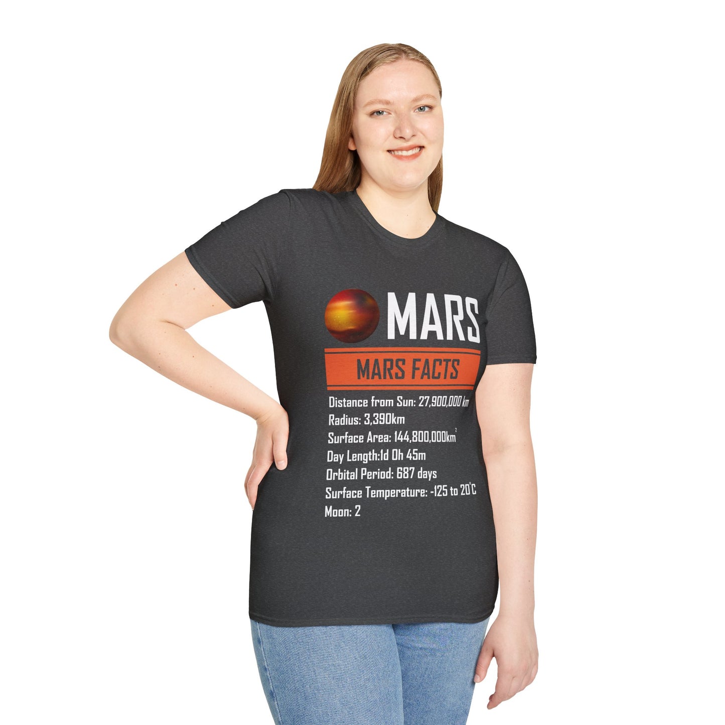 Mars Facts About Mars Planet Space Lover T-Shirt Men Women