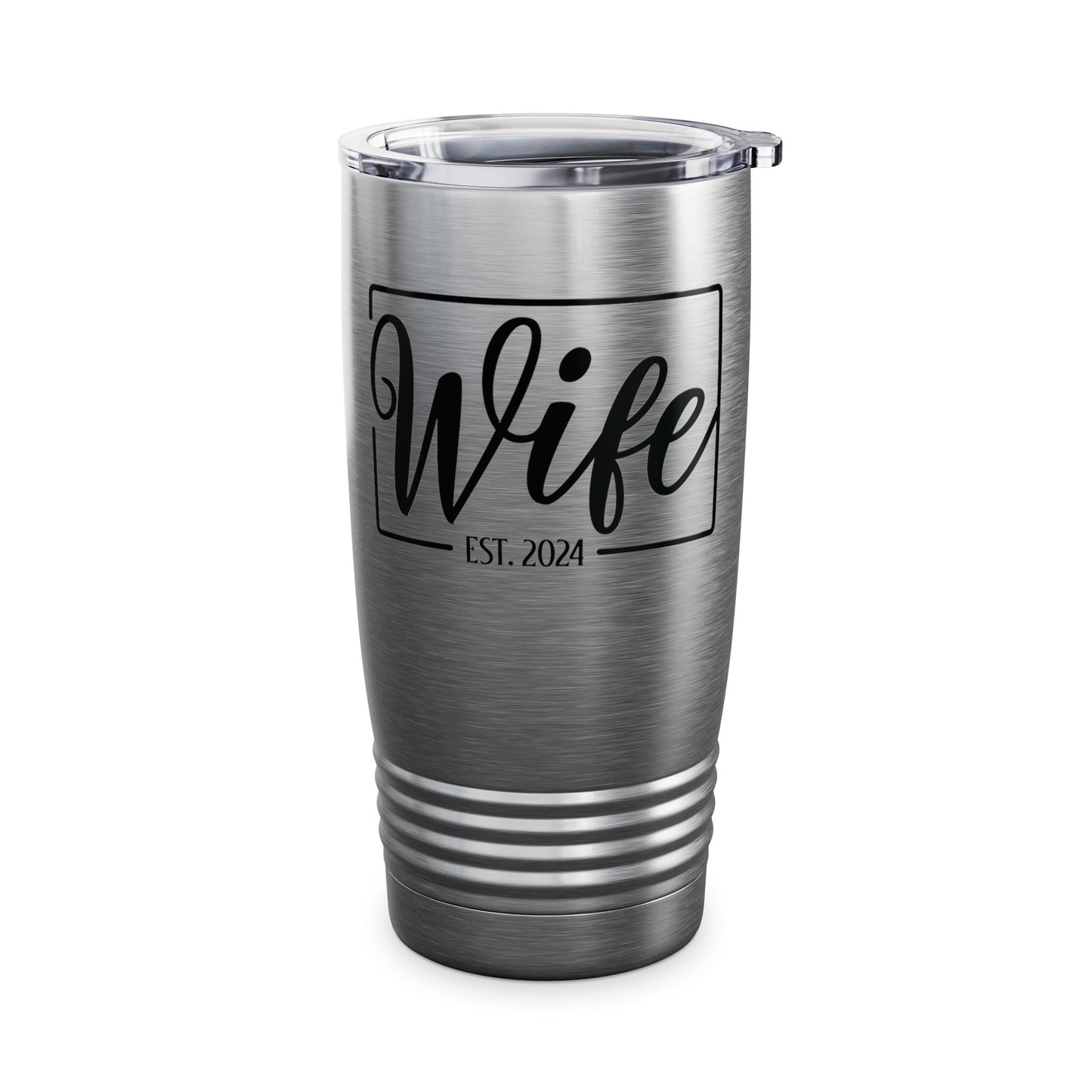 Wife Est 2024 Just Married Honeymoon Wedding Couples Tumbler For Women Tumbler