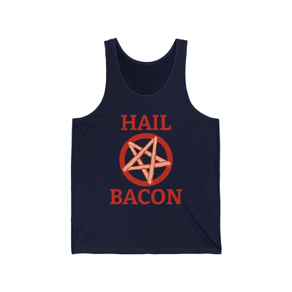 Hail Bacon Funny Bacon Food Lover Foodie Tank Top for Men Hail Bacon Tank Tops