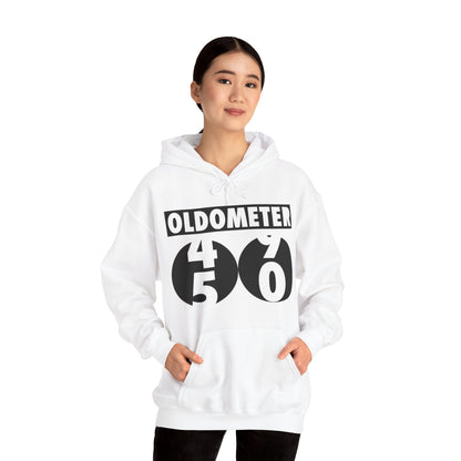 Funny Oldometer Odometer 50th Birthday Gift 50 yrs Old Joke Hoodie For Men Women Hoodie