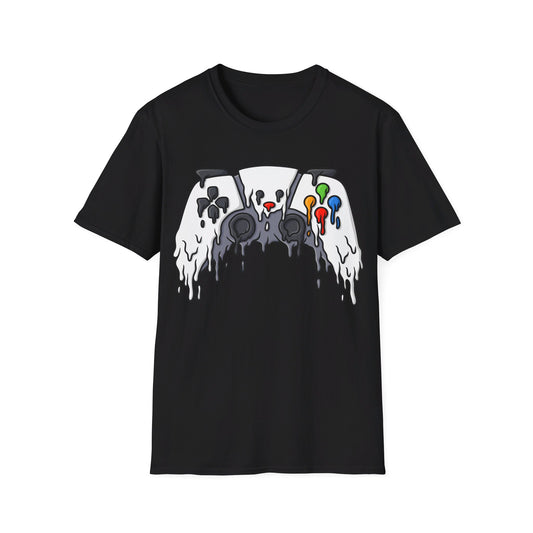 Melting Gaming Console Halloween Gaming Controller T-Shirt For Gamers