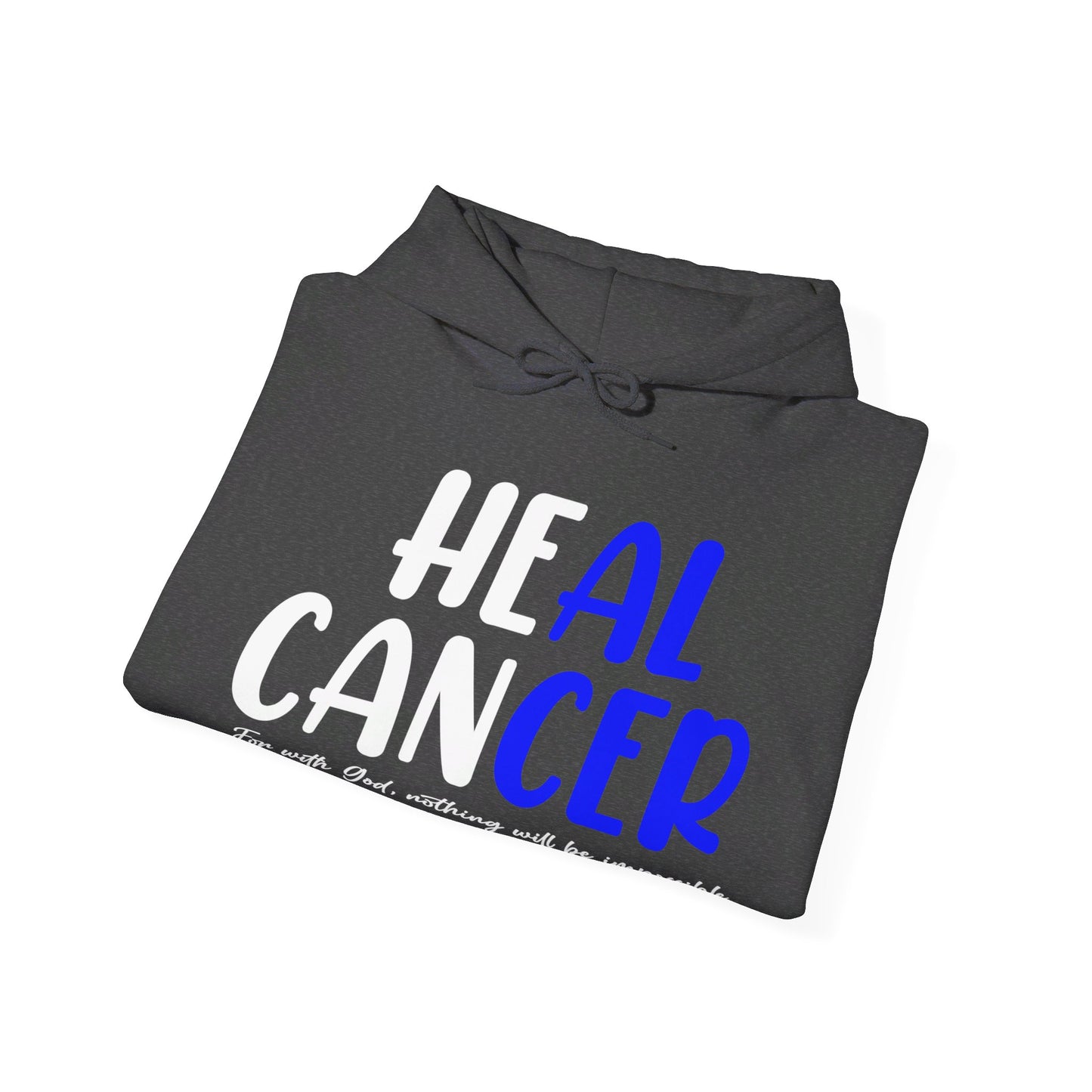 Colon Cancer Faith Bible Verse CRC Awareness Support Heal Family Hoodie For Men Women
