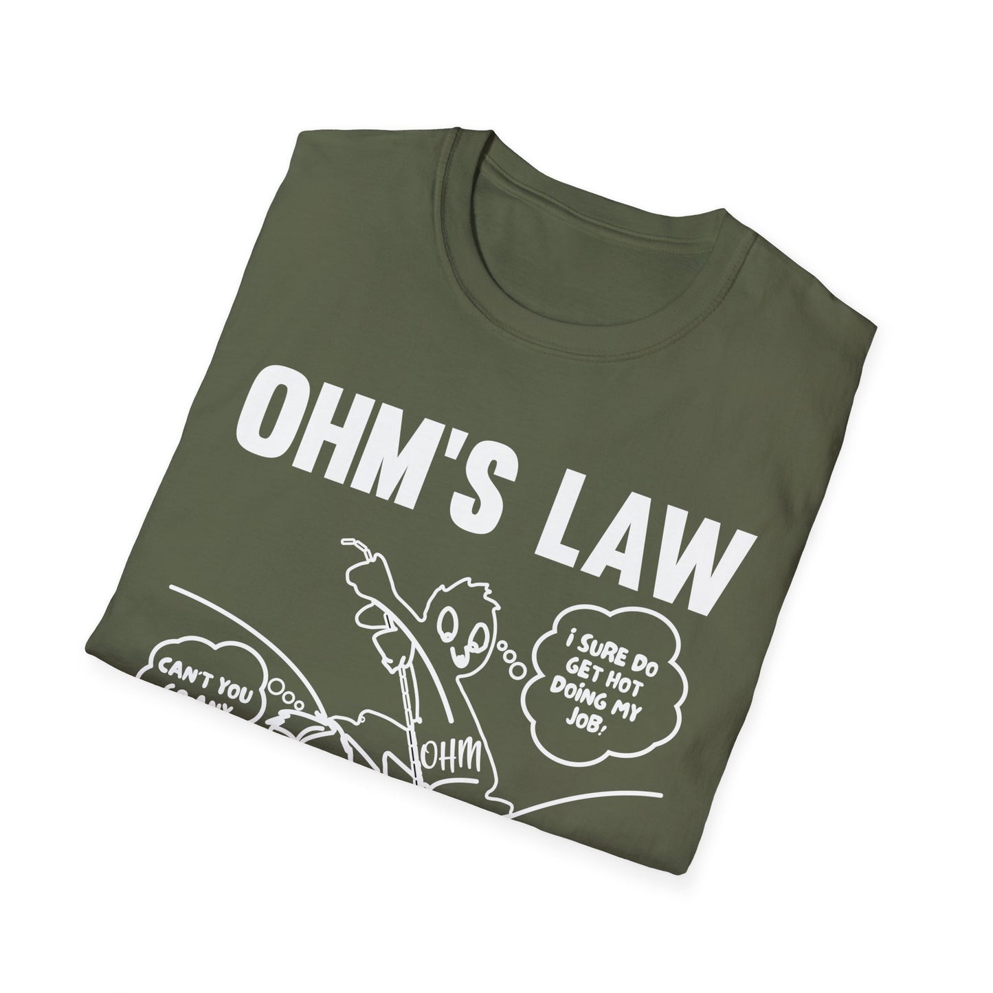 Ohms Law Funny Electrical Electronics Engineer Shirt Funny T-Shirt