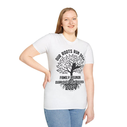 Family Reunion 2024 Our Roots Run Deep Our Love Runs Deeper Family Reunion T-Shirt For Men Women T-Shirt