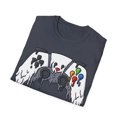 Melting Gaming Console Halloween Gaming Controller T-Shirt For Gamers