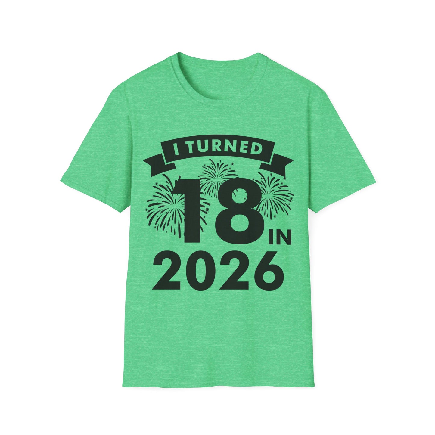 Funny I Turned 18 In 2026 18th Birthday Party Gift T-Shirt For Men Women