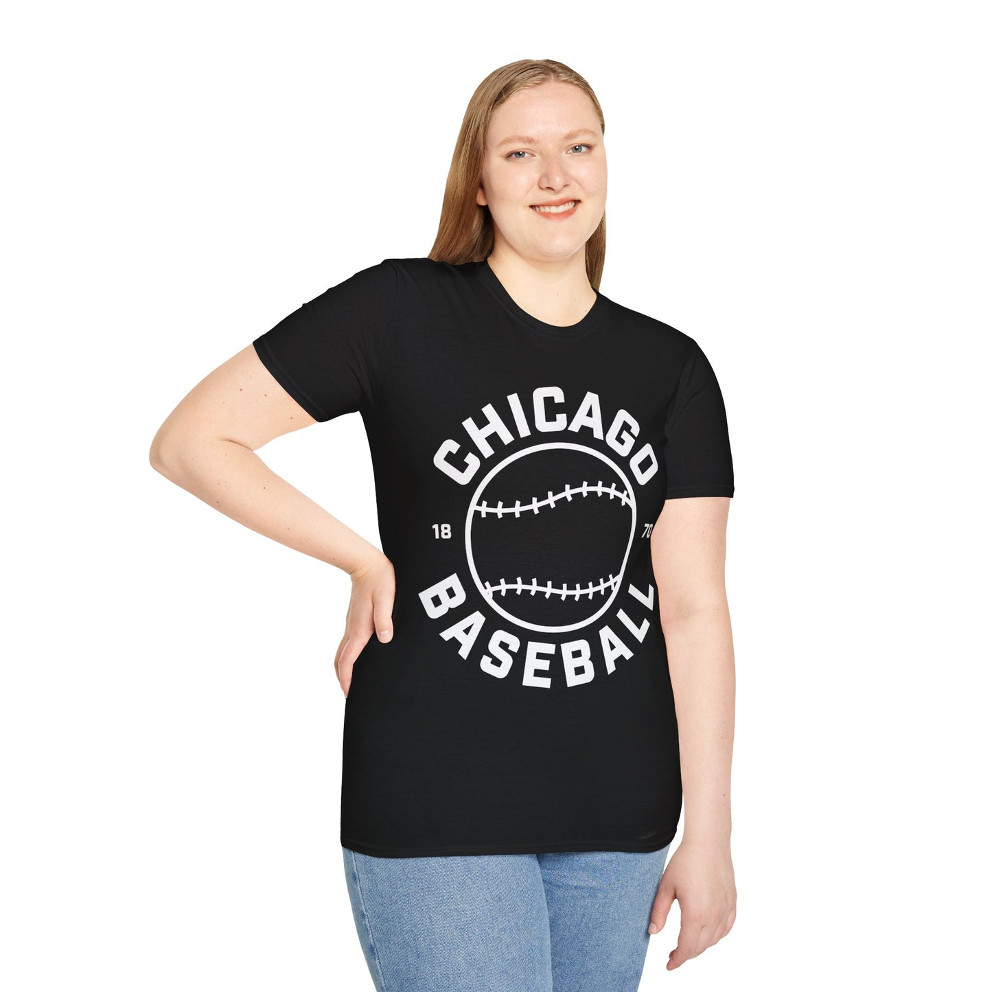 Chicago Baseball Gameday Fan Gear Sports Baseballer T-Shirt For Men Women T-Shirt