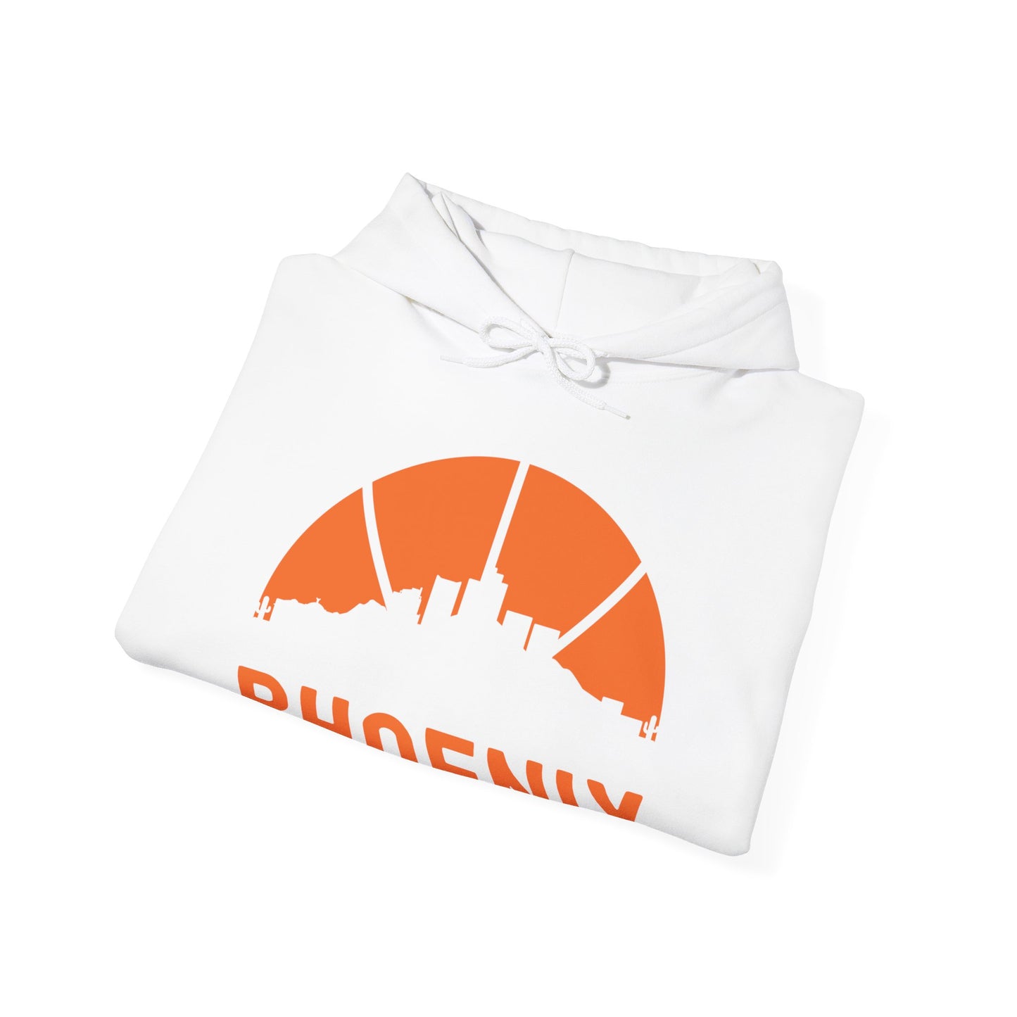 Phoenix Skyline Basketball B-Ball Arizona City Retro Hoodie For Men Women