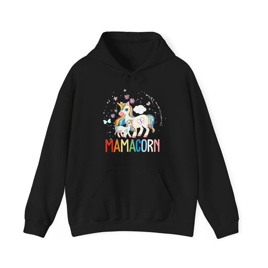 Funny Mamacorn Unicorn Lover Mom Mothers Day Retro Hoodie