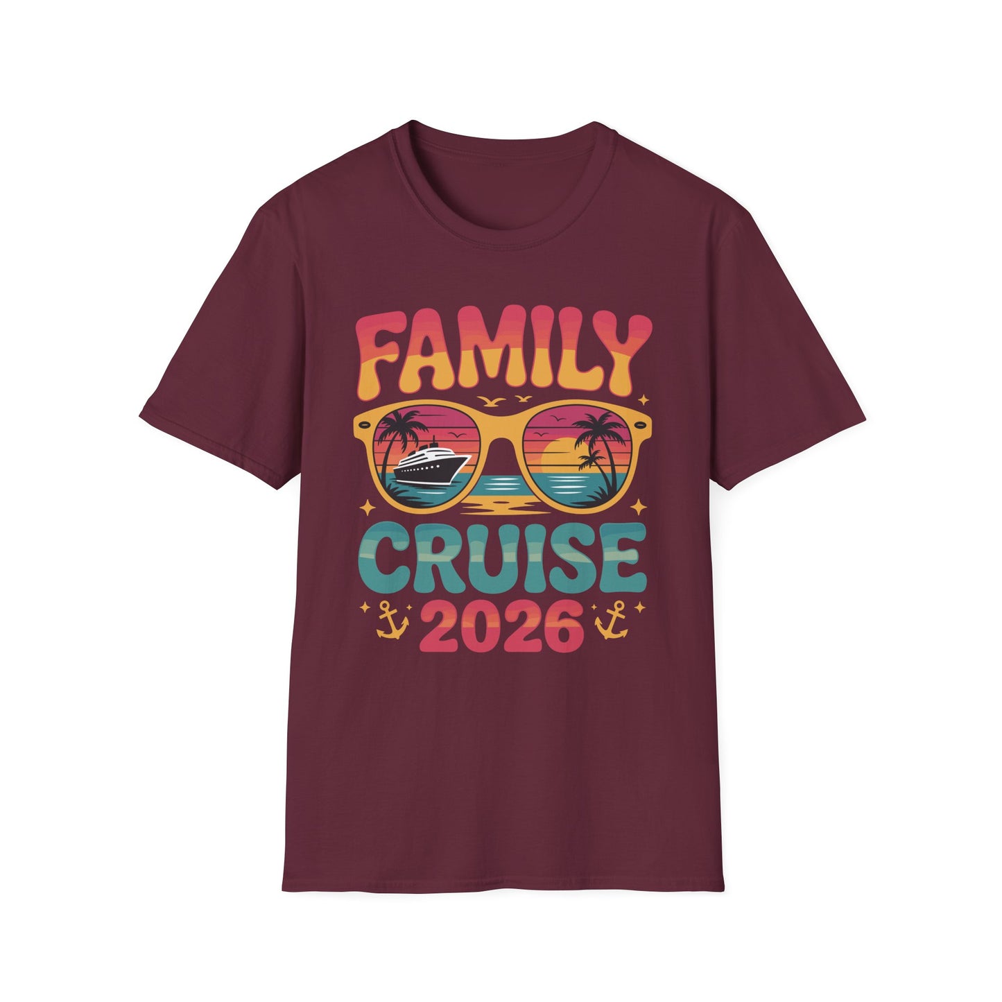 Family Cruise 2026 Summer Vacation Matching Family Cruise T-Shirt For Men Women