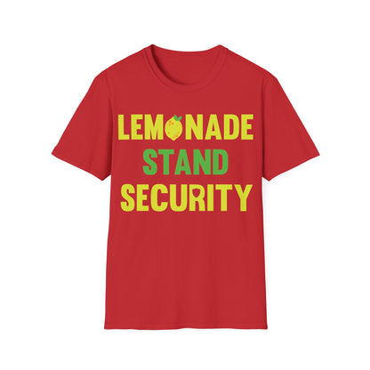 Funny Lemonade Stand Security Summer T-Shirt For Men Women T-Shirt