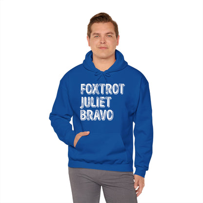 Retro Vintage Foxtrot Juliet Bravo Hoodie For Men Women