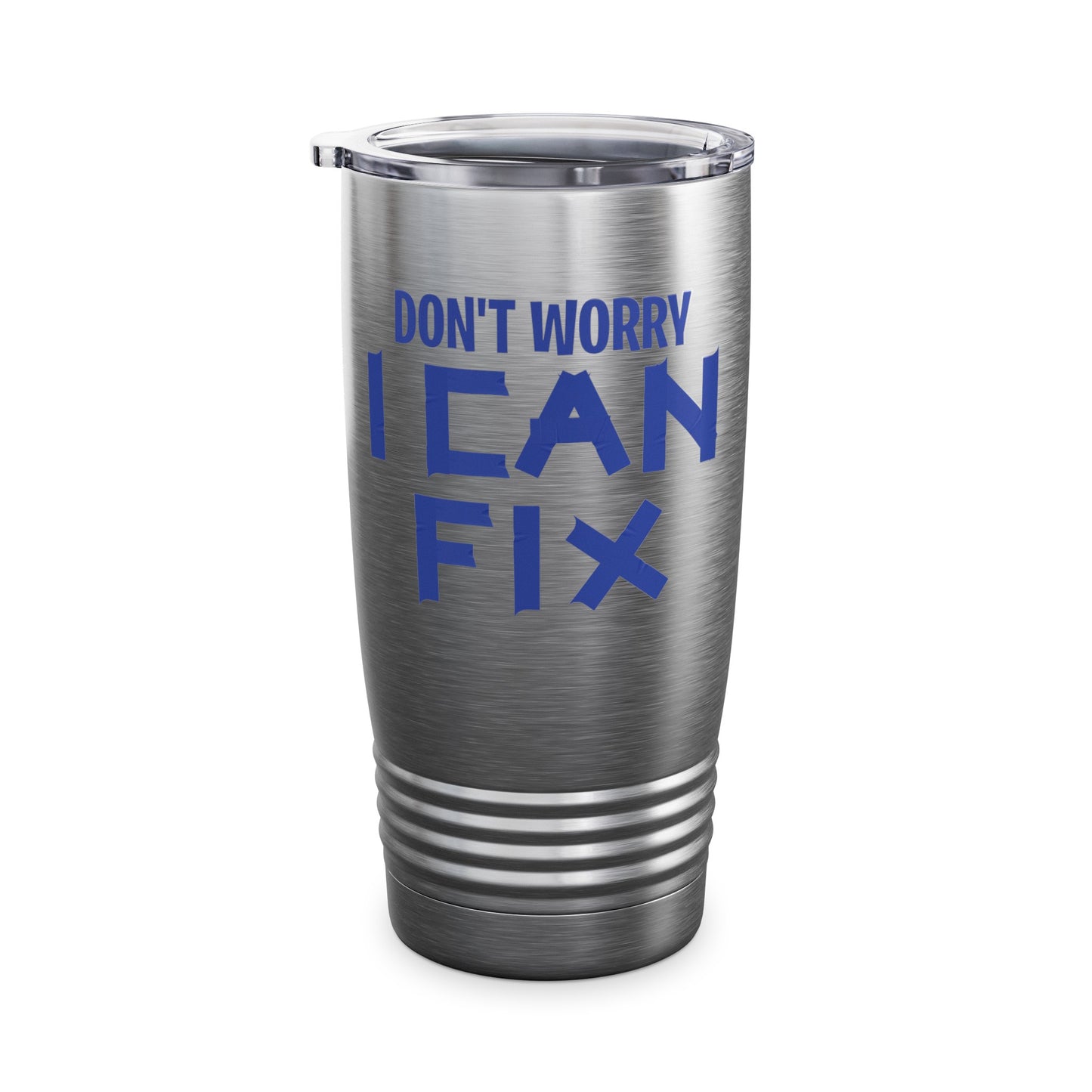 Funny Don't Worry I Can Fix It Duct Tape Ducktape Husband Tumbler