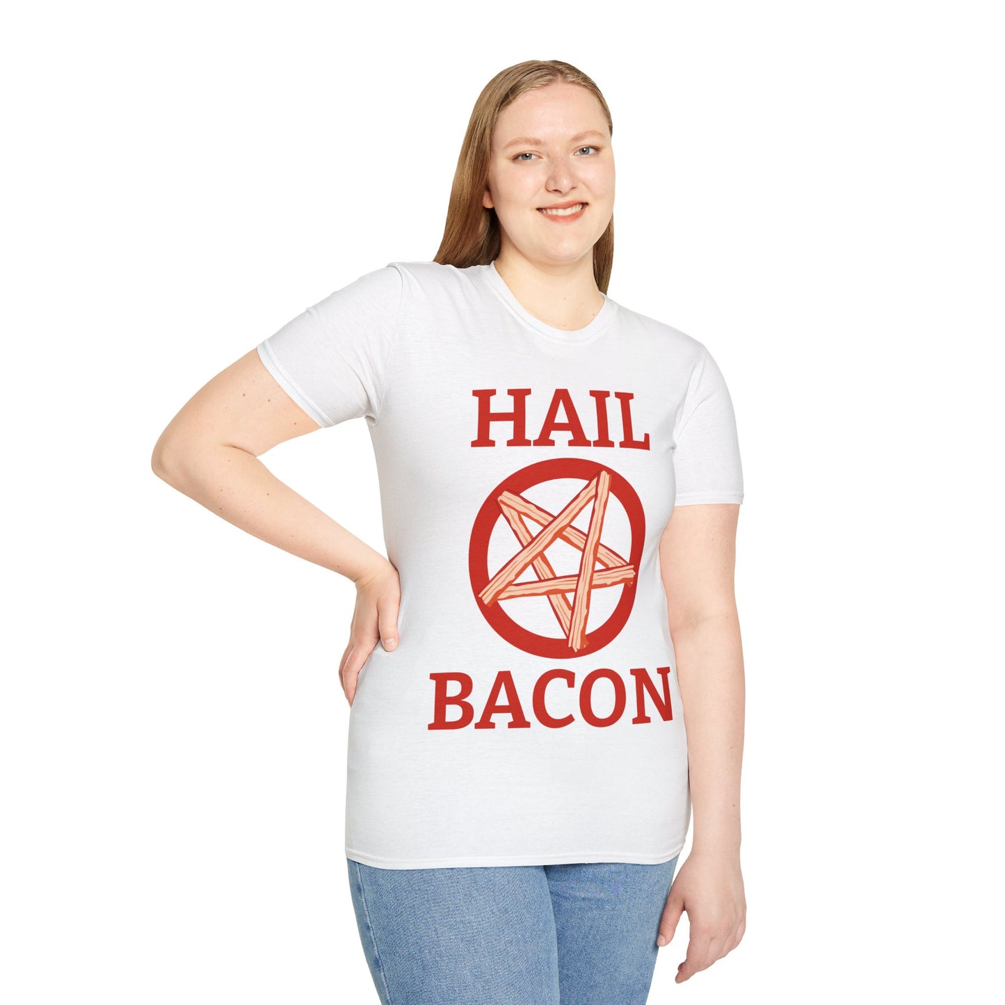 Hail Bacon Funny Bacon Food Lover Foodie Shirt for Men Hail Bacon T-Shirt