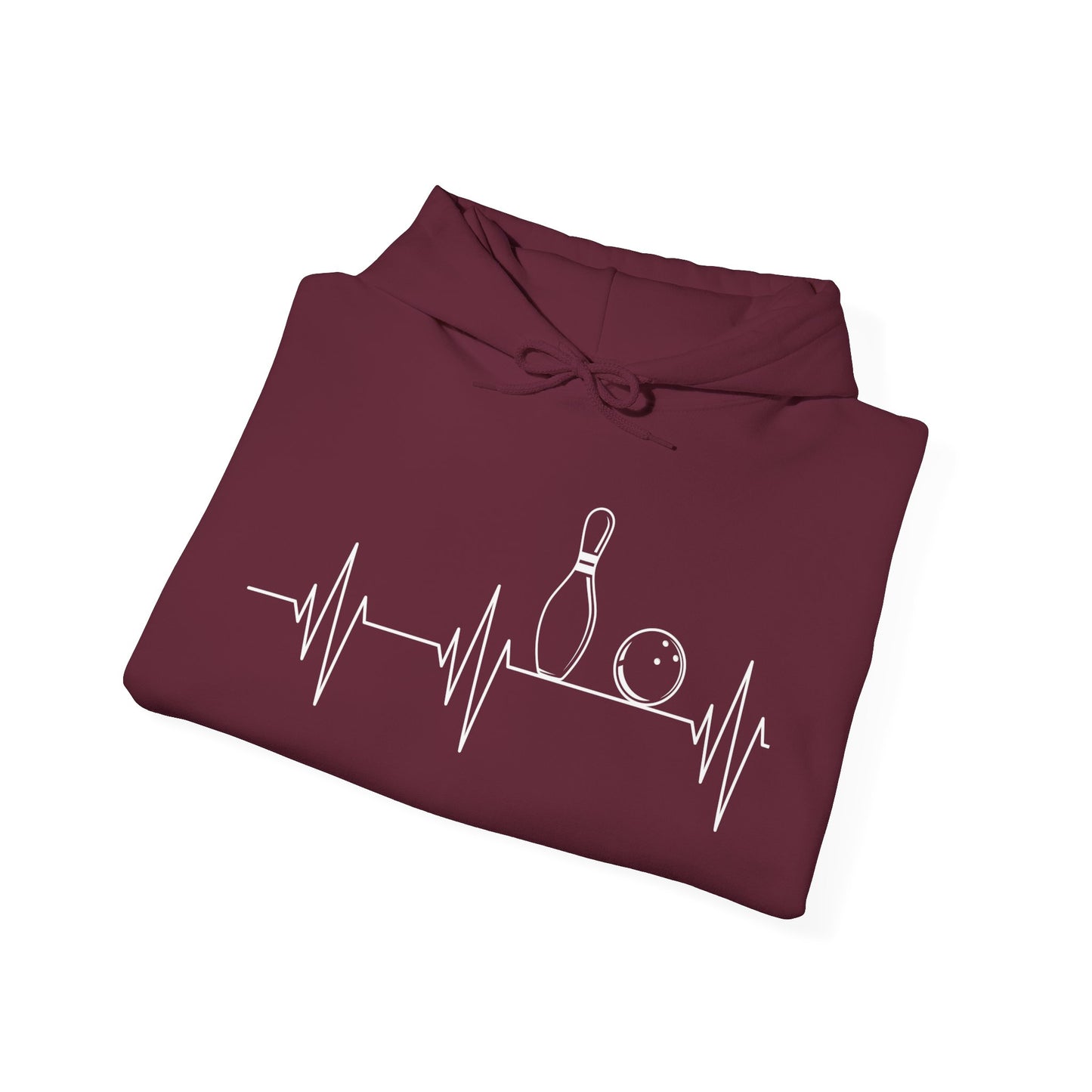 Funny Bowling Gift Cute EKG Bowlers League Hoodie For Men Women Hoodie