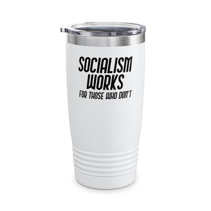 Anti Communism Entrepreneur Capitalist Gift Anti-Socialism Workaholic Tumbler