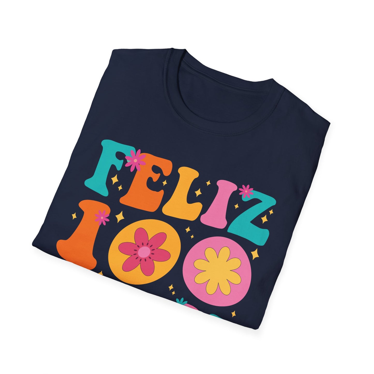 Funny Feliz 100 Diaz De Escuela 100th Day School Spanish Teacher T-Shirt For Men Women Kids
