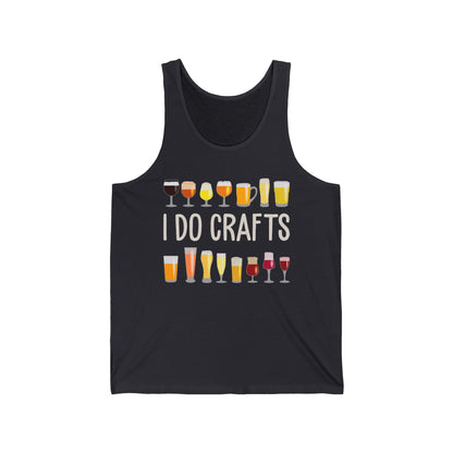 I Do Crafts Beer Vintage Craft Home Brew Art Tank Tops For Men Women