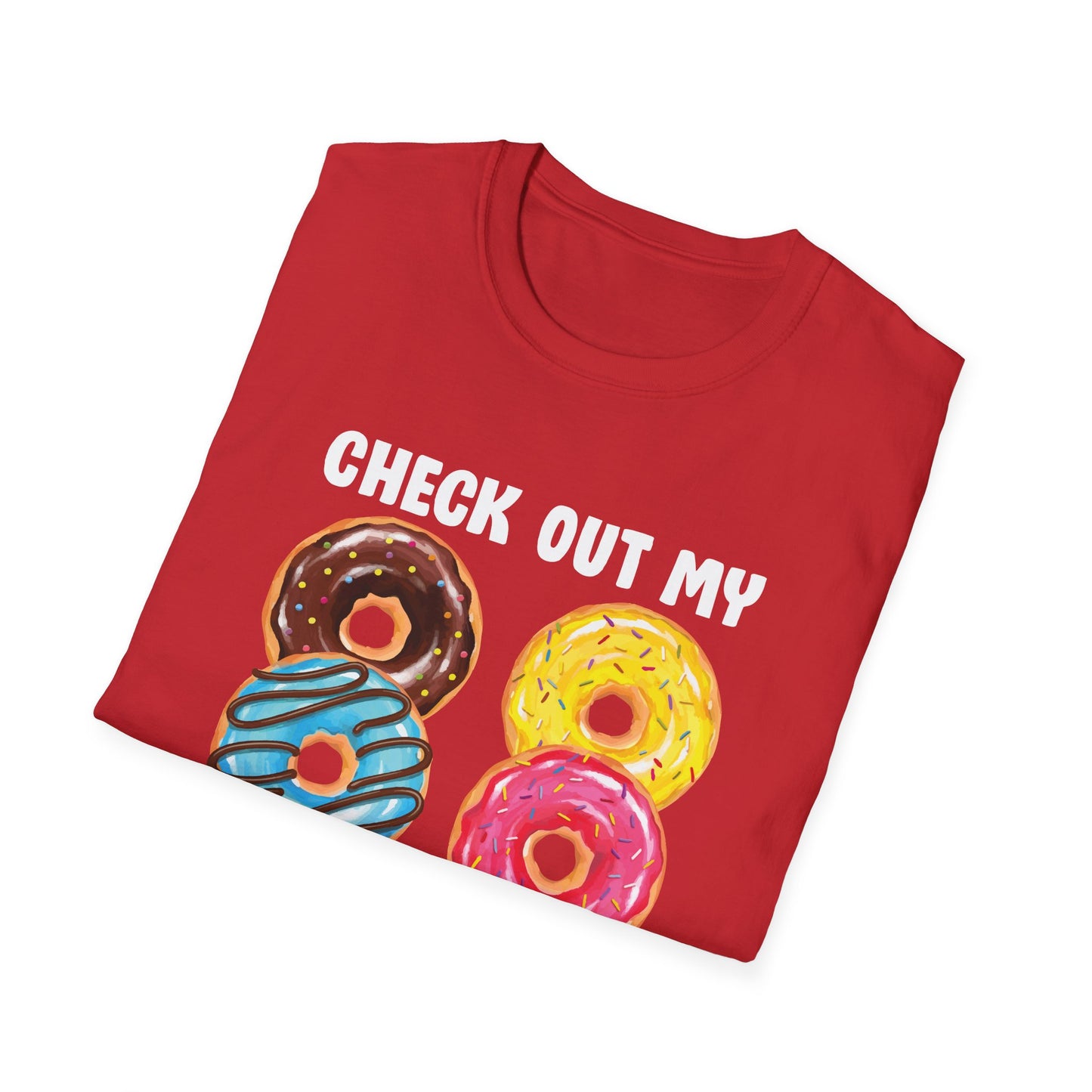 Funny Check Out My Six Pack Donut Gym Foodie T-Shirt