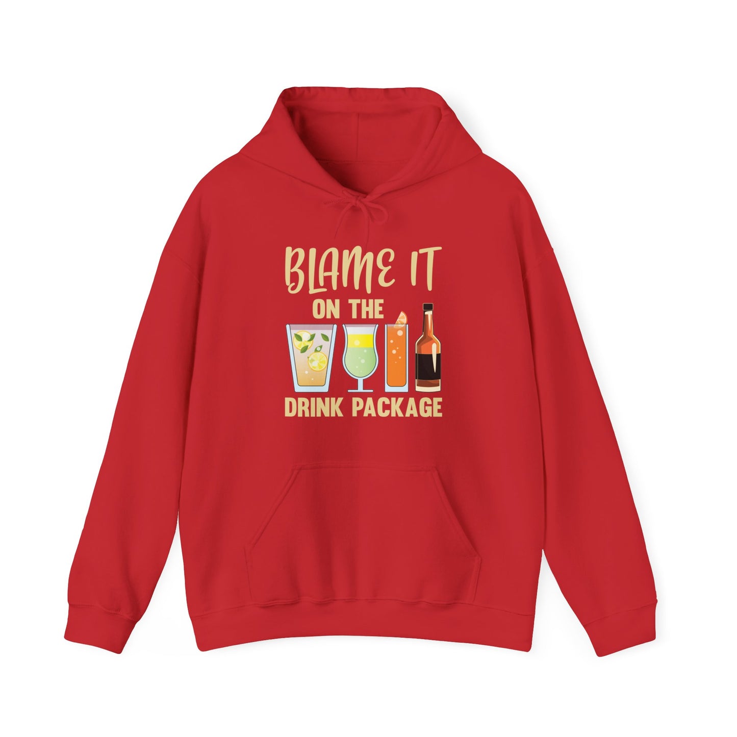 Blame It On The Drink Package Funny Cruise Hoodie For Men Women Hoodie