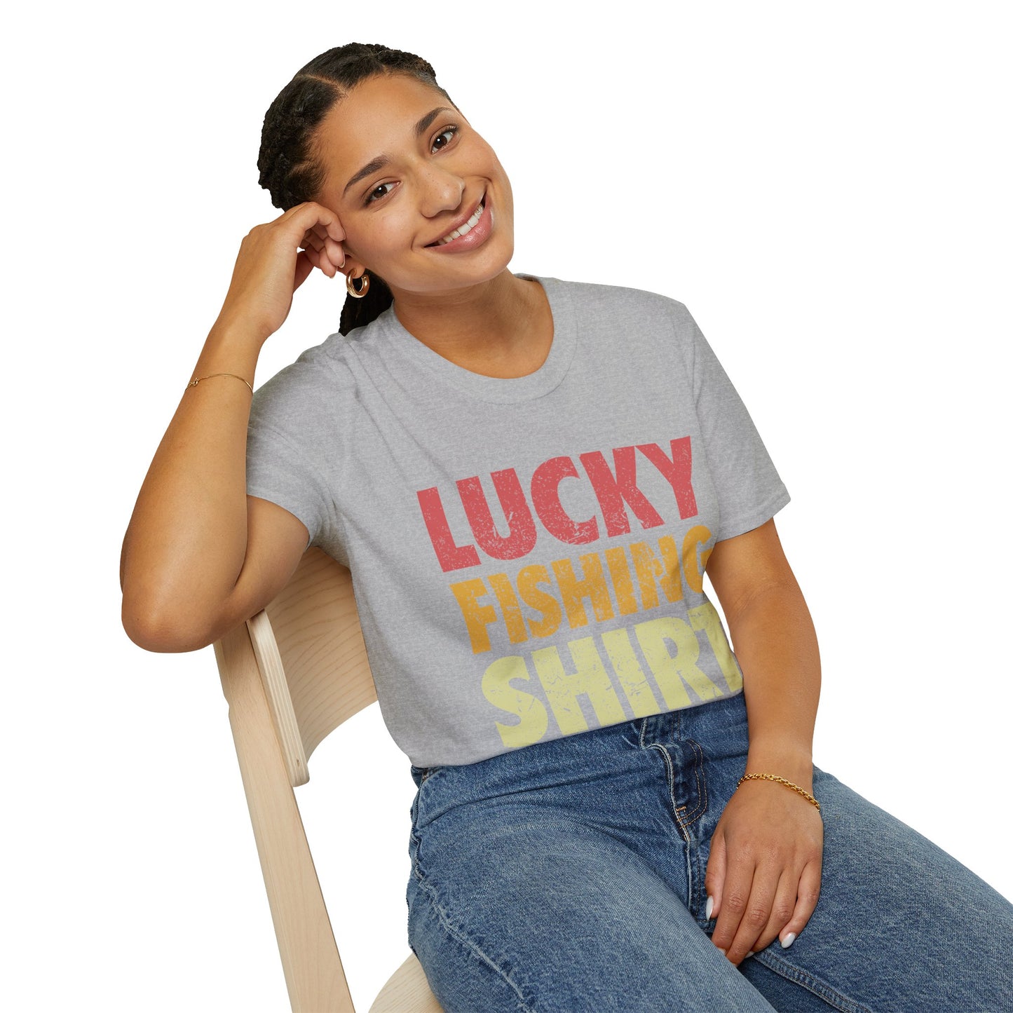 Funny Lucky Fishing Shirt Do Not Wash Vintage Fishing Lover fisherman T-Shirt Men Women