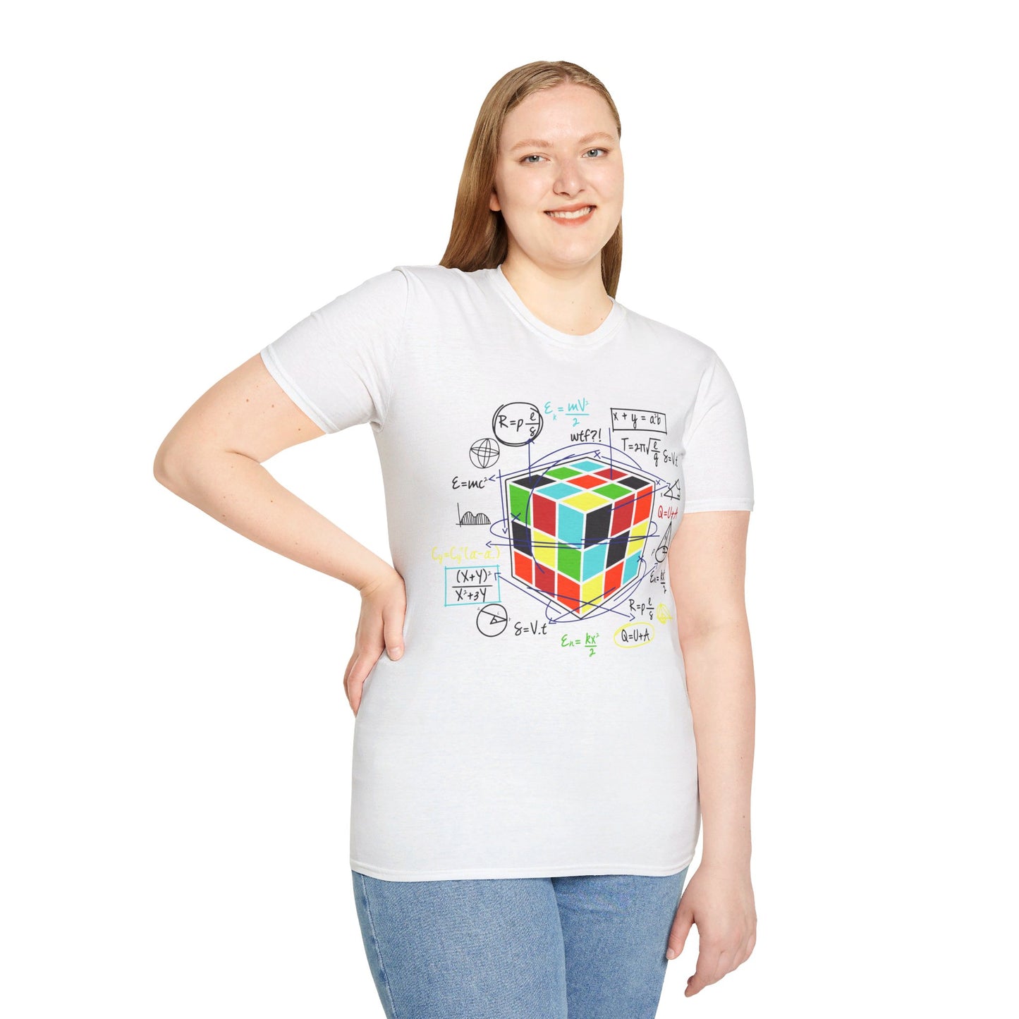 Melting Cube Speed Cubing Math Vintage Puzzle Youth Gifts T-Shirt